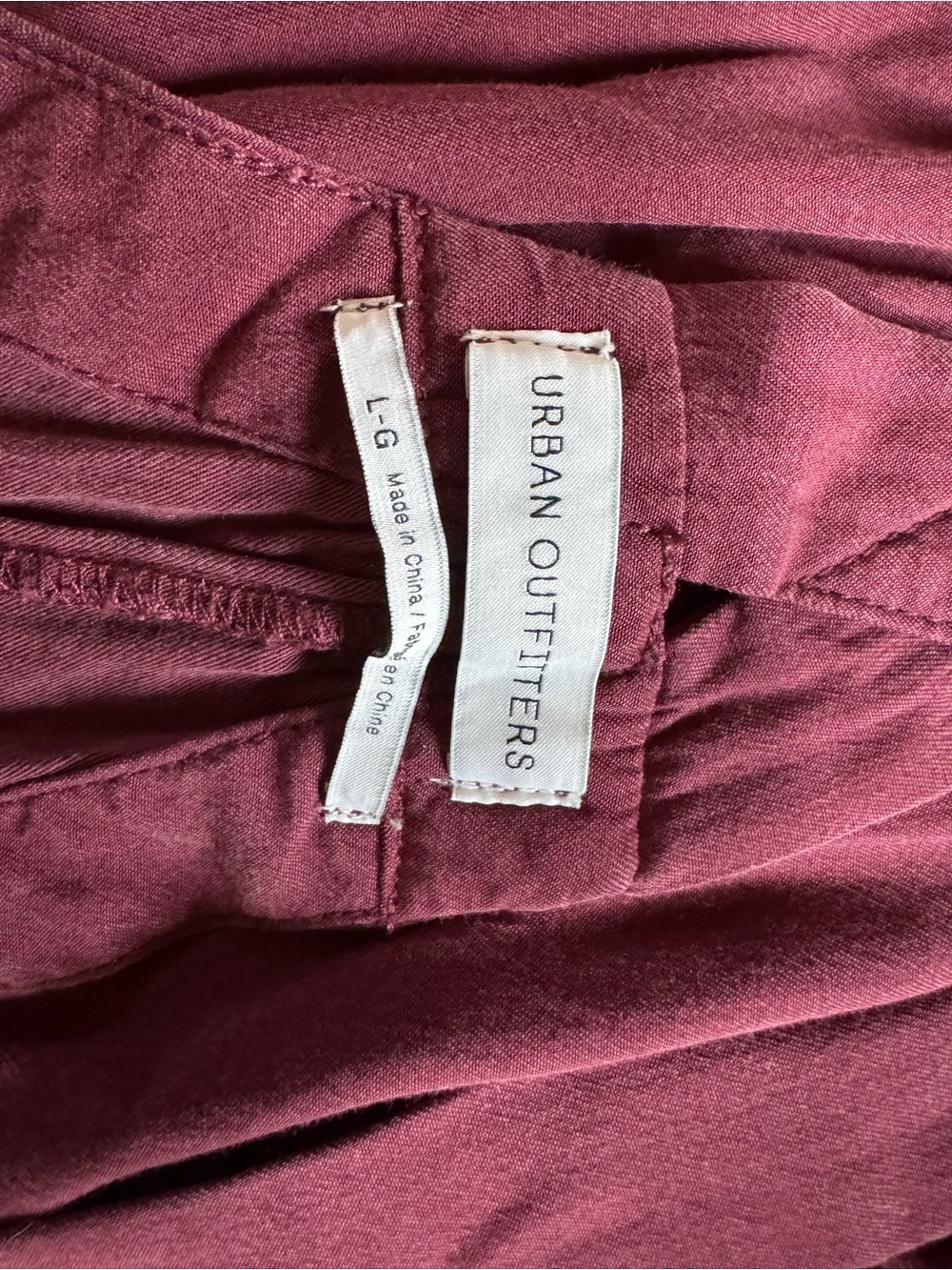 Sleeveless Cross-Back Jumpsuit in Deep Wine - Picture 3 of 3